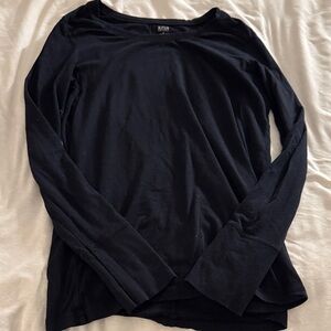 a.n.a Black Long Sleeve Tee